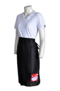 AP050獨家訂購半身圍裙  咖啡廳圍裙 Salon圍裙  咖啡 圍裙 西餐圍裙訂造 來版訂做圍裙公司